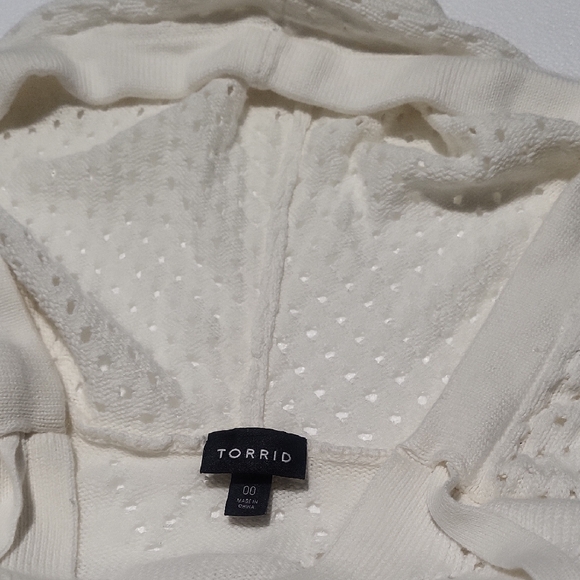 Torrid Women's Ivory Cowl Neck Sweater - Picture 4 of 4